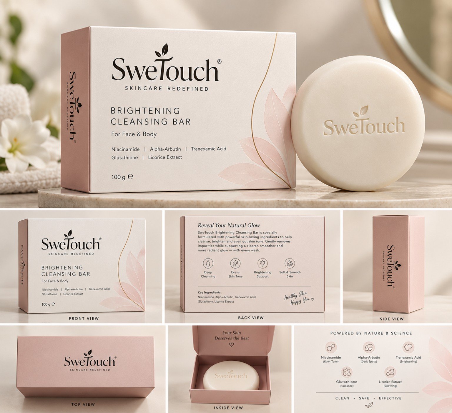 SweTouch packaging lookbook
